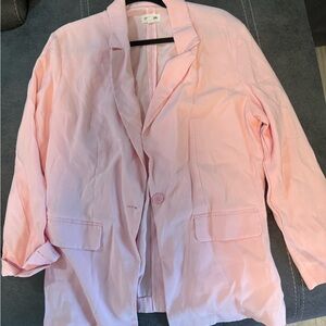 Elegant Light Pink Women's Blazer